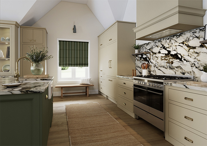 The British Stripe Co. Alfred, Chilterns No.1 - Roman Blind - Image 6